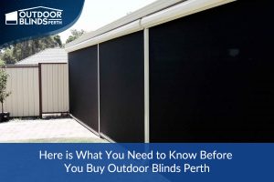 outdoor blinds Perth