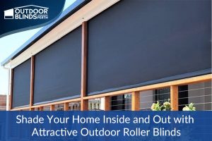 Outdoor roller blinds